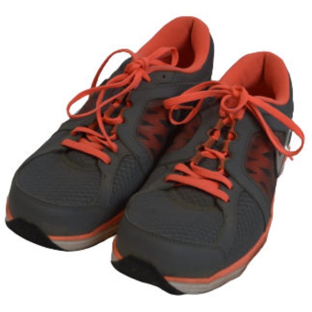 Nike Womens Zoom Vomero Neon Orange Grey Sneakers Size: 11